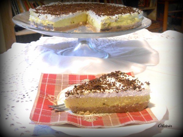gesztenyés krémes torta