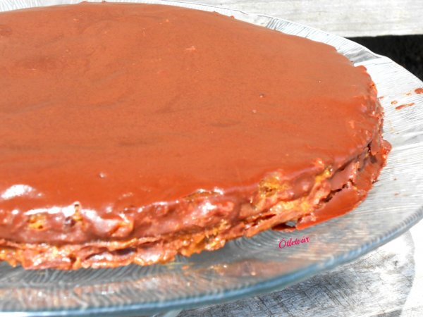 sacher torta közelről